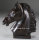 Indoor Decoration Black Sad Bronze Horse Head Statue